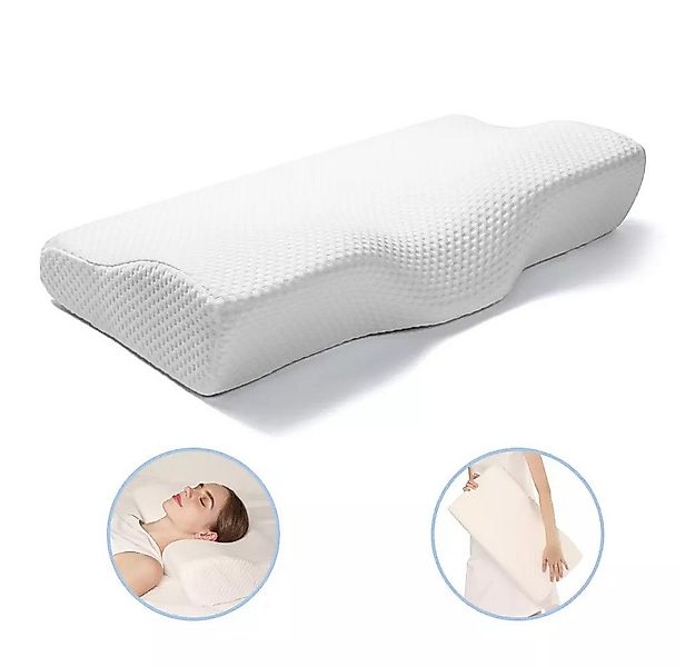 Refined Living Nackenstützkissen Memory-Foam-Nackenstützkissen, Ergonomisch günstig online kaufen