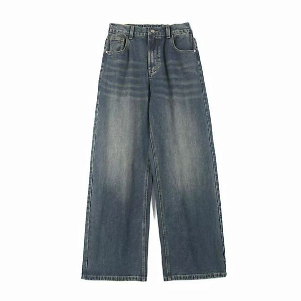 KIKI Ankle-Jeans 2024 Frühjahr neue Taille amerikanische Retro-Jeans günstig online kaufen