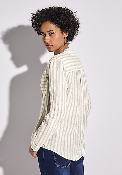 STREET ONE Hemdbluse, aus Leinen günstig online kaufen