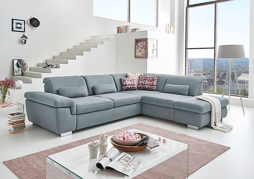 Die PlanBar Ecksofa »MP-IN17041 L-Form«, Sitztiefenverstellung, optional mi günstig online kaufen