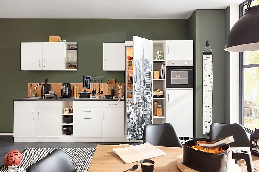 KOCHSTATION Küchenzeile "KS-Paris", ohne E-Geräte, Breite 390 cm günstig online kaufen
