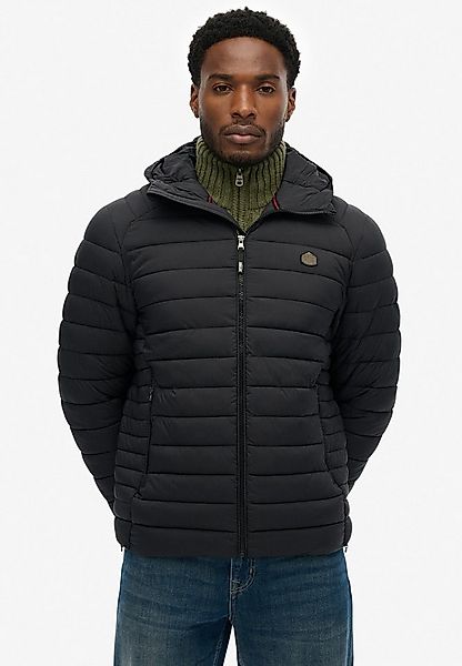 Superdry Steppjacke Hooded Fuji Lite Jacket slim fit Form, mit Kapuze günstig online kaufen