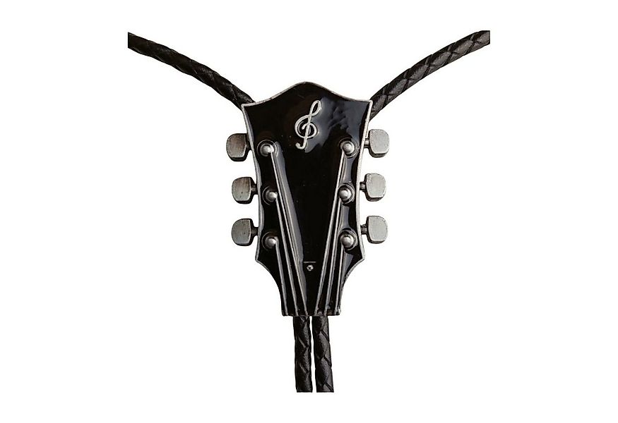 Ware aus aller Welt Krawatte Bolo Krawatte mit Gitarre und Kordel Western C günstig online kaufen
