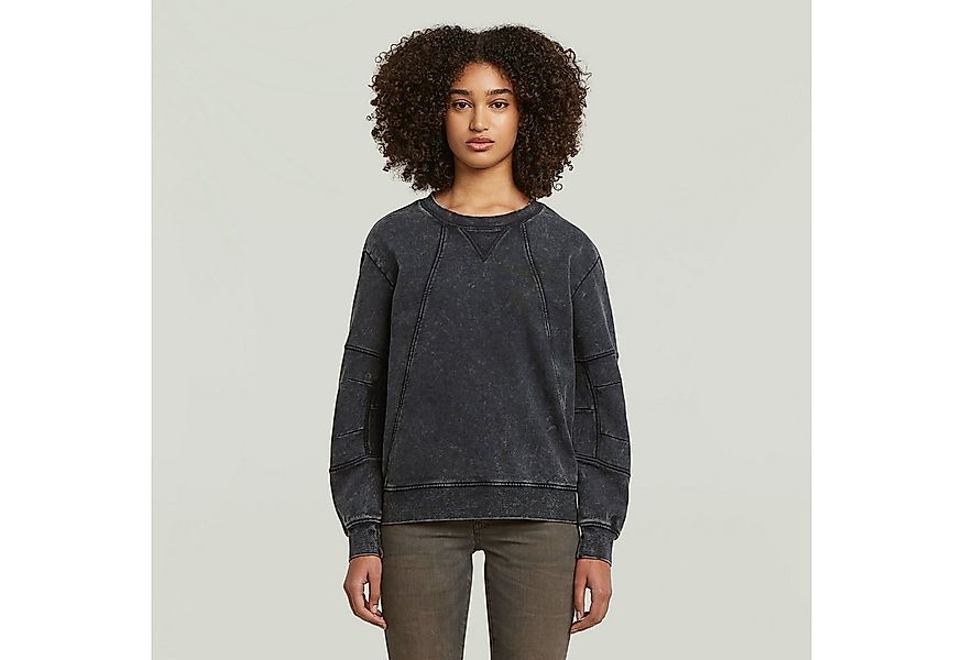 G-STAR Sweatshirt Washed 3D Sleeve A line in Rundhalsform günstig online kaufen