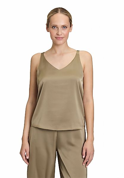 Vera Mont Satinbluse "Damen Satin-Bluse mit V-Ausschnitt" günstig online kaufen