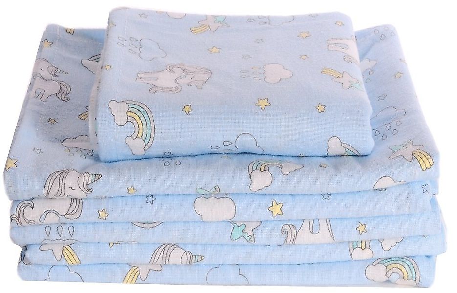 La Bortini Betttuch Baby Wickeltuch Tuch Spucktuch groß Babytuch leichte Ba günstig online kaufen