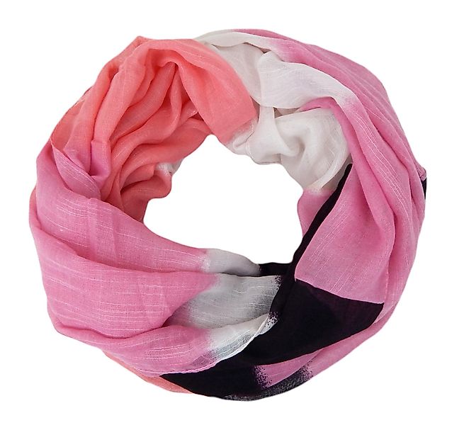 Ella Jonte Loop, orange blau grün oder rosa Batik Schlauchschal günstig online kaufen