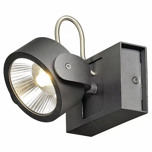 LED Wand- und Deckenleuchte Kalu, 3000K, dimmbar, schwarz, 1-flammig, 60° günstig online kaufen