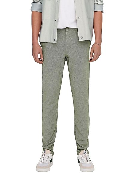 Only & Sons Herren Chino Hose ONSMARK 0209 - Slim Fit - Olive günstig online kaufen