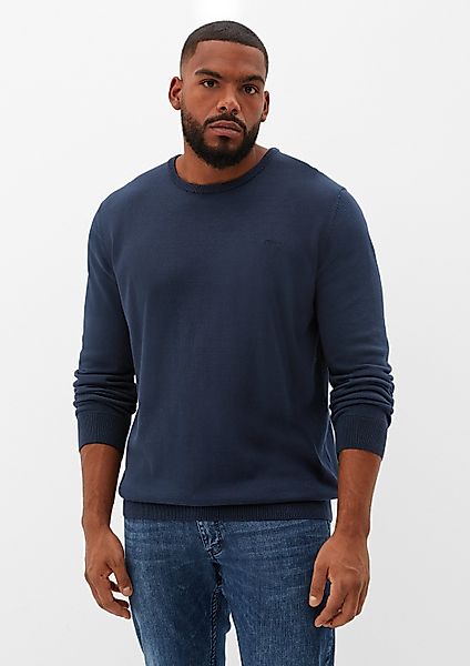 s.Oliver Longpullover Strickpullover Pullover aus Feinstrick günstig online kaufen