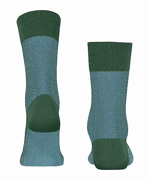FALKE Sensitive Herringbone Herren Socken, 41-42, Grün, AnderesMuster, Schu günstig online kaufen