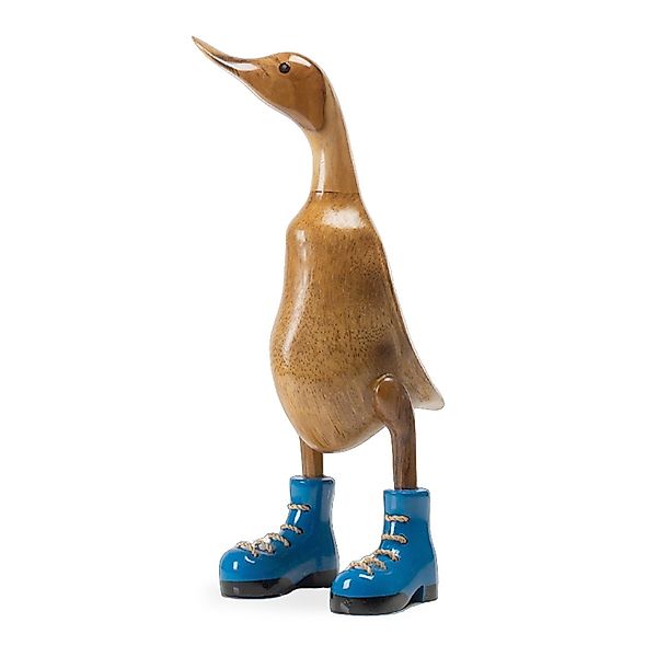 Rikmani Dekofigur Holzfigur Ente Stiefel - günstig online kaufen