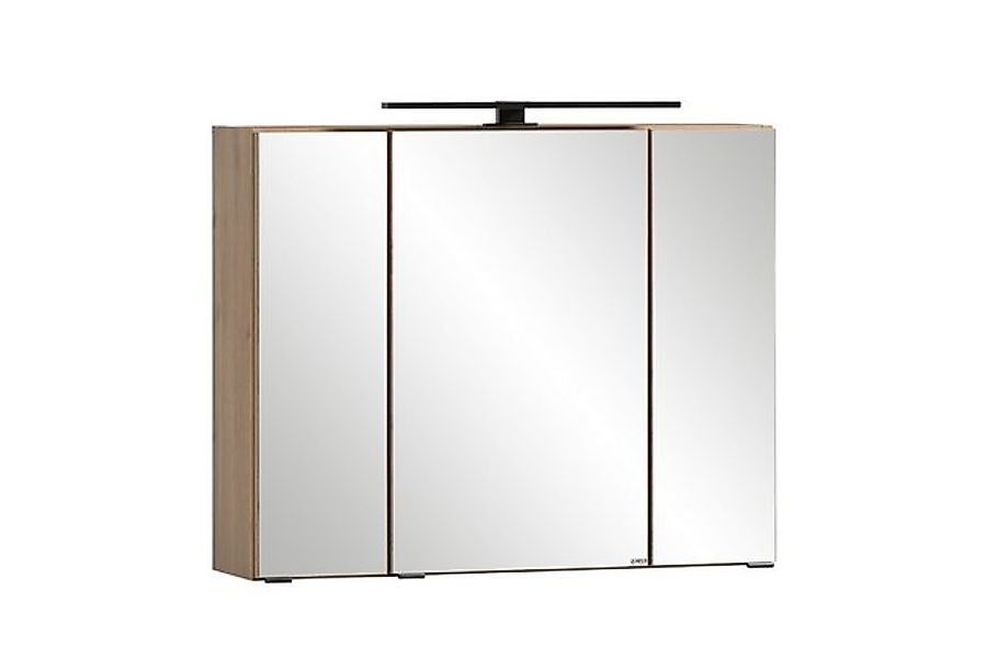 freiraum Spiegelschrank Lyon in Wotaneiche - 80x64x20cm (BxHxT) günstig online kaufen