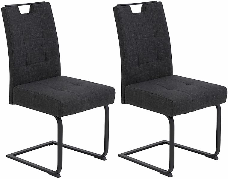 HELA Freischwinger "WIEN, Esszimmerstuhl, Komfortstuhl", (Set), 2 St., Micr günstig online kaufen