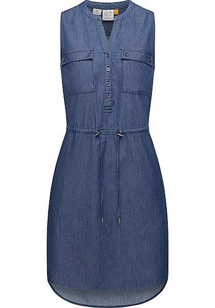 Ragwear Shirtkleid "Roisin Denim" Ohne Taschen stylisches Sommerkleid mit B günstig online kaufen