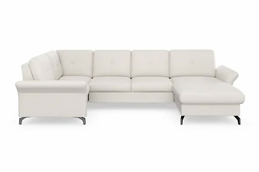 Home affaire Wohnlandschaft »Calando U-Form« wahlweise mit Bettfunktion, Be günstig online kaufen