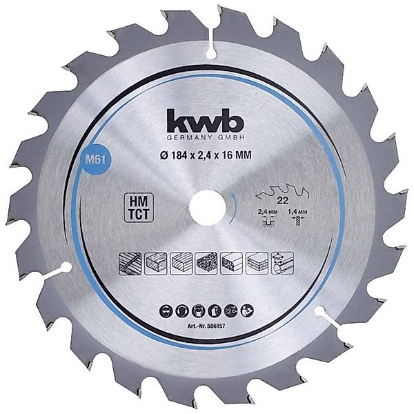 kwb Kreissägeblatt Span-Platten Kreissäge-Blatt, Holz-/Hartholz, 184 günstig online kaufen