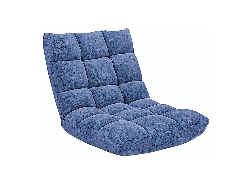 KOMFOTTEU Sessel Bodenstuhl faltbar, mit Einstellbarer Rückenlehne günstig online kaufen