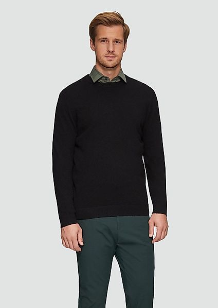 s.Oliver Longpullover Strickpullover Strickpullover aus Kaschmir günstig online kaufen