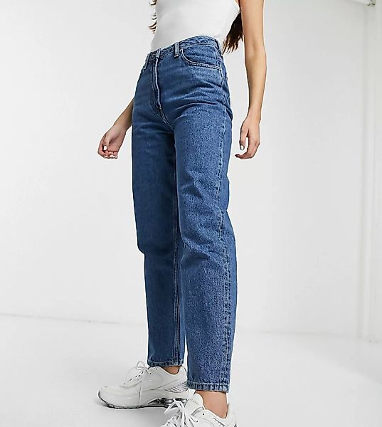 COLLUSION x006 – Mom-Jeans in dunkelblauer Stone-Waschung günstig online kaufen