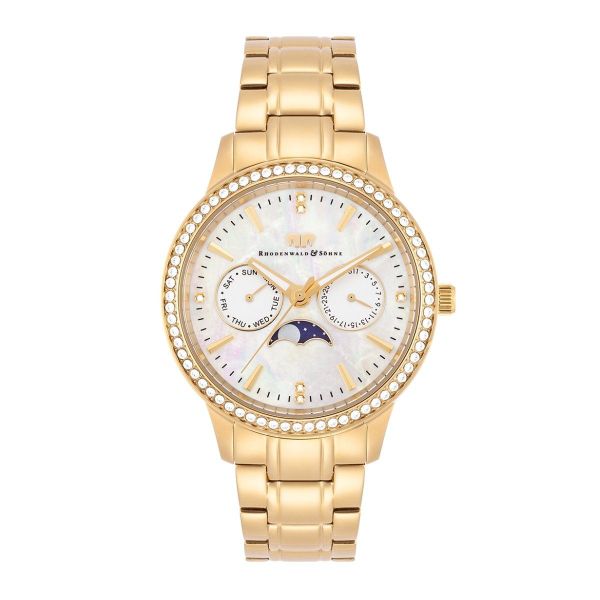 Rhodenwald & Söhne Multifunktionsuhr Amidala gelbgold, günstig online kaufen