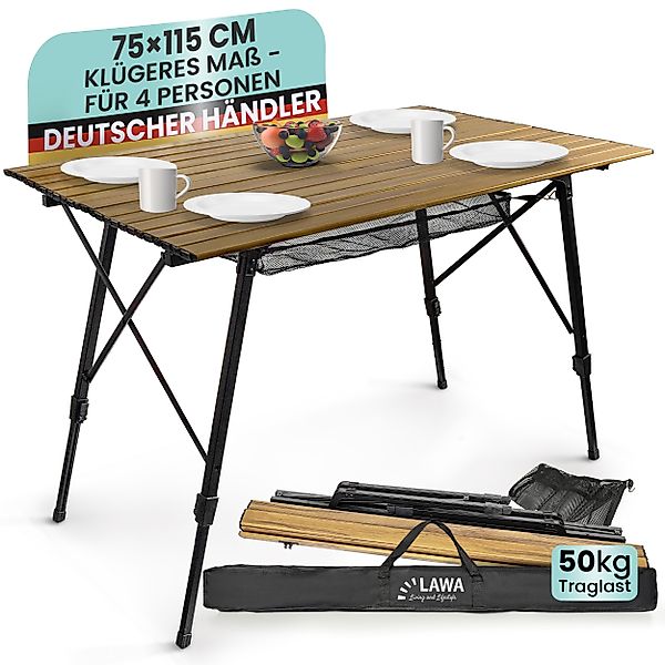 LAWA Living and Lifestyle Campingtisch faltbar günstig online kaufen