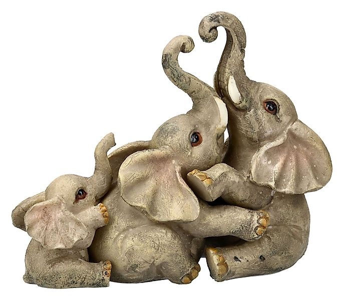 Figuren Shop GmbH Tierfigur Elefanten Figuren Set - Elephant Family - Tier günstig online kaufen