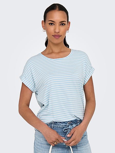 ONLY Kurzarmshirt ONLMOSTER STRIPE S/S O-NECK günstig online kaufen