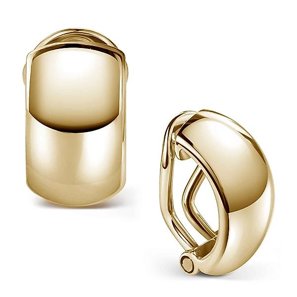 Materia Paar Ohrclips Damen Gold Basic günstig online kaufen