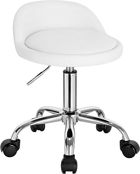Woltu Bürostuhl, mit Rollen Drehhocker höhenverstellbar Sitzhöhe 43-54,5 cm günstig online kaufen