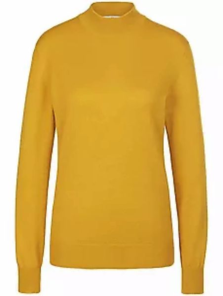 Stehbund-Pullover Modell Sabrina Peter Hahn Seide/Kaschmir gelb günstig online kaufen