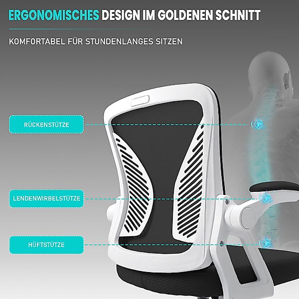 Milacyee Bürostuhl Ergonomisch Bürostuhl Schreibtischstuhl,Stuhl mit günstig online kaufen
