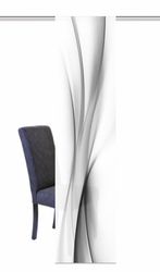 HOME WOHNIDEEN Schiebegardine »ROCHELLE« Klettband 1 Stk. tlg. HxB: 245x60, günstig online kaufen