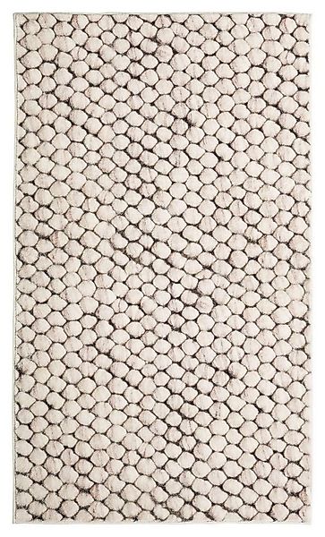 casa NOVA Badematte BUBBLE, Greige, 70 x 120 cm, Bubbleoptik, Polyester, re günstig online kaufen