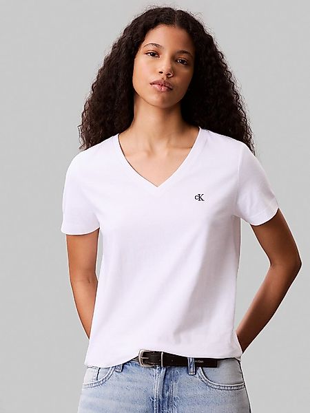 Calvin Klein Jeans T-Shirt Archive Jersey Vnk Tee EU Mit V-Ausschnitt günstig online kaufen