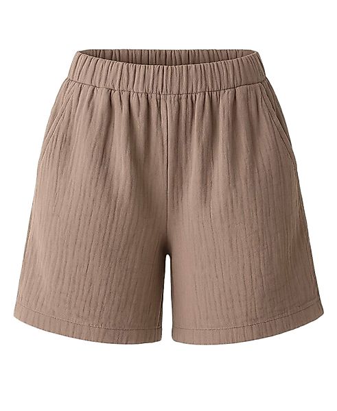 WENOR Shorts Musselin Sommer-Hose, 100 % Baumwolle, günstig online kaufen