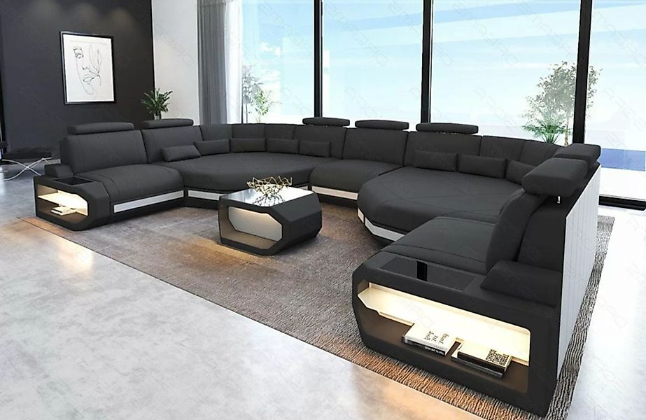 Sofa Dreams Wohnlandschaft Stoff Polster Sofa Couch Asti, Mikrofaser, XXL U günstig online kaufen