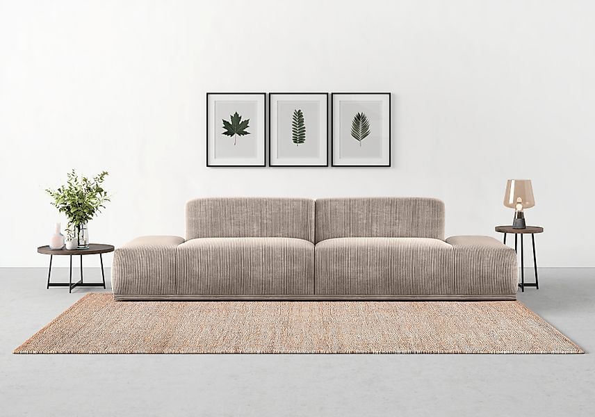 TRENDMANUFAKTUR Big-Sofa »Braga, toller Sitzkomfort, Designsofa«, in modern günstig online kaufen