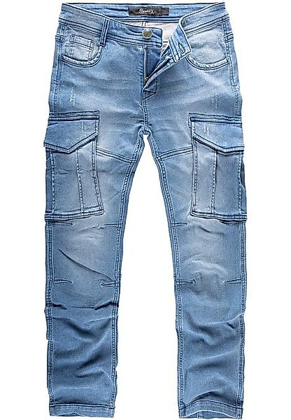 REPUBLIX Cargohose DAWSON Herren Sweathose in Stretch Denim Jeans günstig online kaufen