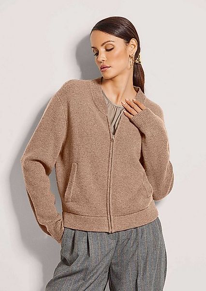 MADELEINE Strickjacke Sportiver Strick-Blouson mit Reißverschluss Eleganter günstig online kaufen