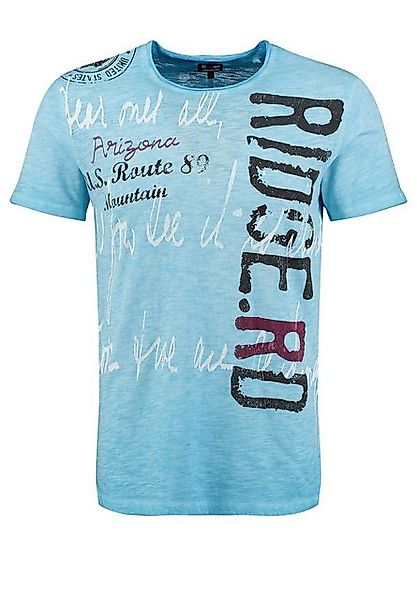 Key Largo T-Shirt T-Shirt Ridge USA Arizona Biker Print Motiv vintage Look günstig online kaufen