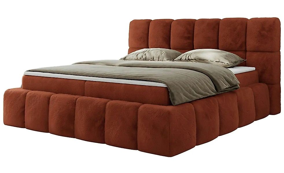 Boxbett mit Bettkasten Nira ¦ orange ¦ Maße (cm): B: 234 H: 113 Betten > Ko günstig online kaufen