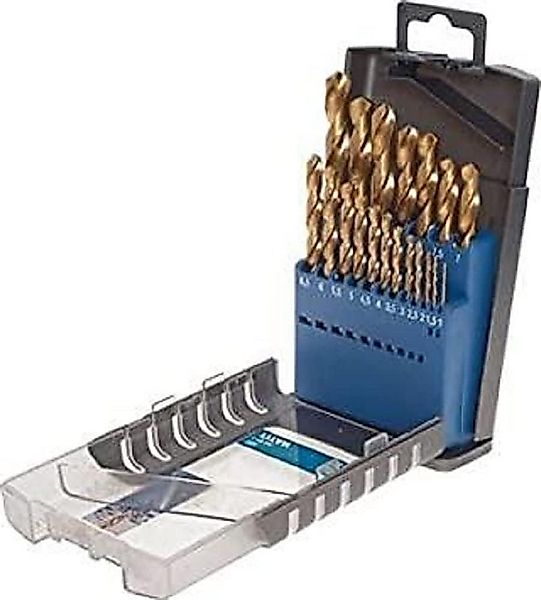 kwb Bohrer- und Bit-Set TITAN Comp-Box 1-10 19-tlg, HSS Metallbohrer-Set - günstig online kaufen