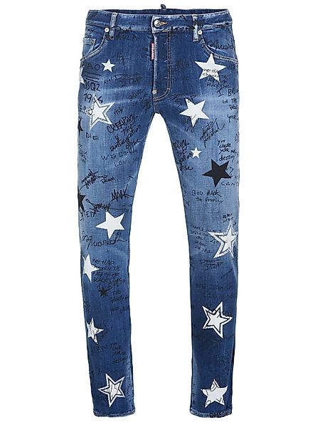Dsquared2 Straight-Jeans Dsquared2 Skater Jeans blau günstig online kaufen