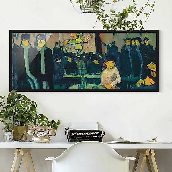 Bild mit Rahmen - Panorama Emile Bernard - Das Tabarin oder Kabarett in Par günstig online kaufen