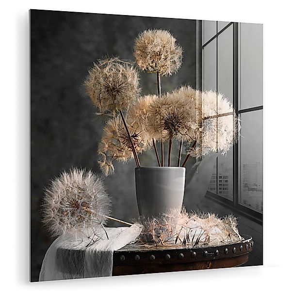 MuchoWow Acrylglasbild Blumensamen - Löwenzahn - günstig online kaufen