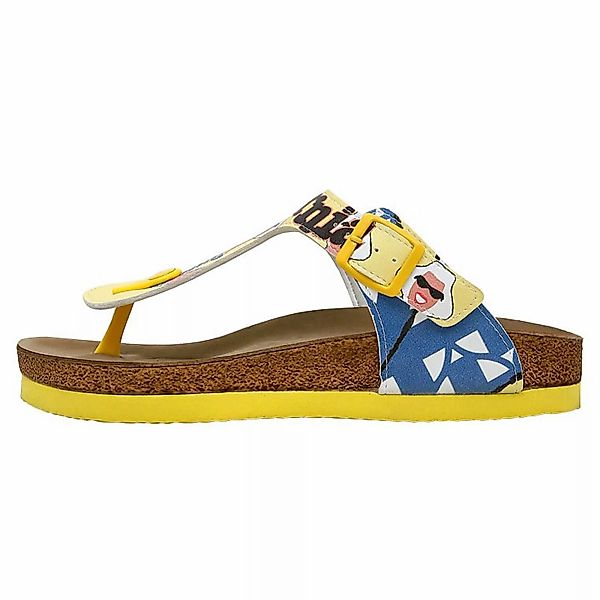 DOGO Zehentrenner "Lila Zehentrenner Southern California Damen Sandalen", H günstig online kaufen