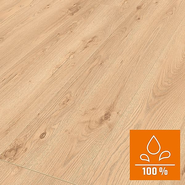 Classen Grande XXL Laminat 8 mm Wasserfest Eiche Versailles Natur günstig online kaufen