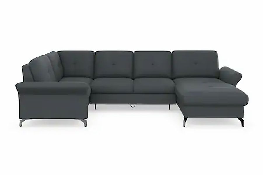 Home affaire Wohnlandschaft »Calando U-Form« wahlweise mit Bettfunktion, Be günstig online kaufen