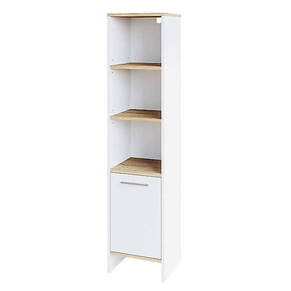 Vicco Badschrank Elvio Weiß/Sonoma 32 x 137 cm günstig online kaufen